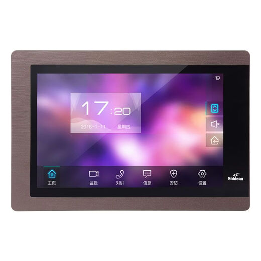 Shide An Video Intercom Mintai K0027Gt1 K0221Gt0 K0121Gt1 D1816 indoor intelligent control screen D1916GTU_large screen 10-inch intelligent version_green power terminal