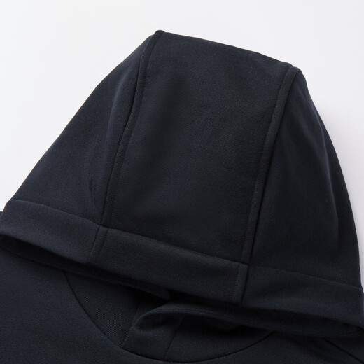 Biyinlefen Hattie and Heidi co-branded spring and autumn men's casual micro profile round neck long-sleeved sweatshirt T-shirt couple style 25 navy blue S