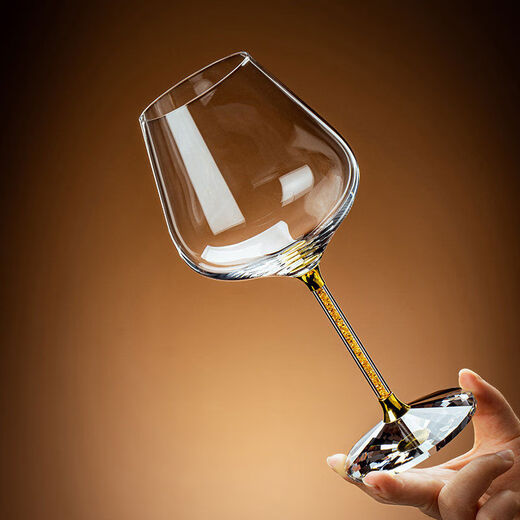 Xizhe Light Luxury Red Wine Decanter Household Crystal Glass Quick-Separating Flask Wine Cup Wine Set Crystal Diamond Decanter 1 Point 5L + Silver Diamond Red Wine Glass 430ml*6 + Silver Diamond Cup Holder