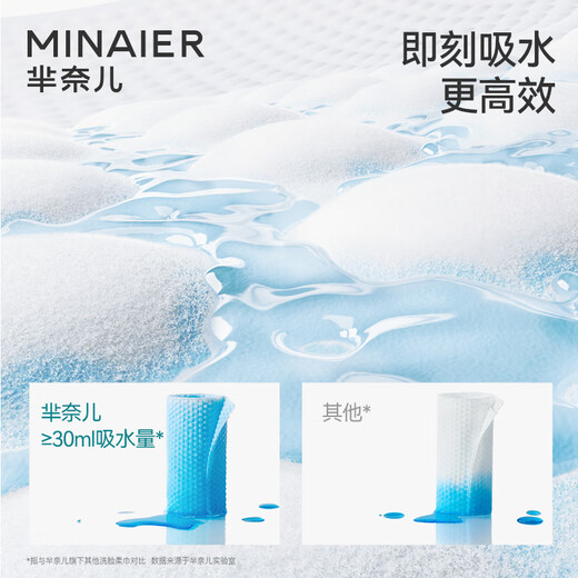 Minair disposable face towel, wet and dry face towel, soft towel, hanging facial towel, about 160 pumps * 4 lifts