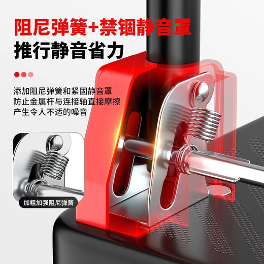 DELIXI ELECTRIC small cart for cargo handling trolley household portable folding flatbed truck for express delivery industrial flagship Max version 90*60*85cm 5-inch TPR static