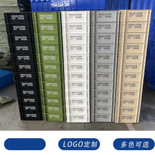 Parts box turnover box material box screw box accessories box plastic box food box hardware tool box rectangular 8# white 245*170*75