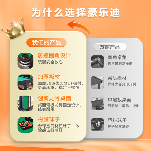 FRI-HLOGT Billiard Table Children's Indoor Foldable Billiard Table with Wheels Multifunctional Three-in-One Educational Toy Birthday Gift 160cm Billiard Table Children's Home Multifunctional Indoor Mahogany Color Folding Wheels Three-in-One Same-day Delivery Delivered to Downstairs