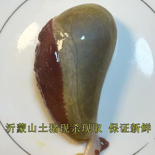 Pig gall is killed and found, fresh pig bile, gallbladder, dried pig gall, frozen pig gall, old recipe, 2 pieces of gall