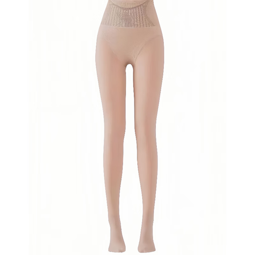 Autumn and winter bare legs artifact, female nude feeling, supernatural black translucent stockings, leggings, thin water-gloss stockings, body stockings with natural skin color, 300g plus velvet and thickening, 1 piece, one size fits all, 80-150Jin Jin is equal to 0.5kg
