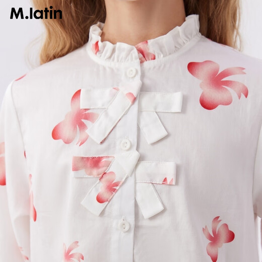 M.Latin shopping mall same style M.Latin children's clothing children's shirts spring clothing girls and older children fashionable long-sleeved shirts