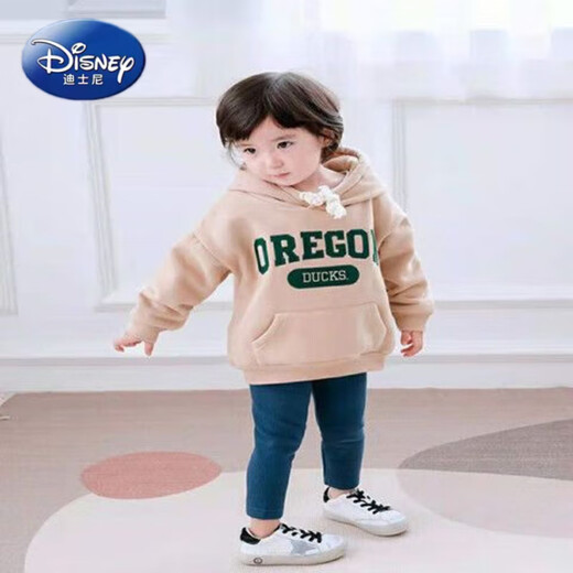 Disney (Дисней) осенне-зимняя родительско-детская одежда для семьи из трех человек весной и осенью для семьи из четырех человек, модная детская уличная толстовка с длинными рукавами интернет-знаменитостей, черная 90 см (рекомендуемый рост 5-94)