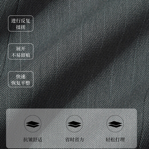 Lady Bird suit suit for women, high-end professional formal wear, business workplace commuting suit, twilight gray blue, high-definition striped style XL, suitable for weight 120-130 Jin Jin equals 0.5 kg