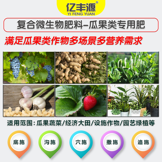 Yifengyuan organic and inorganic bio-fertilizer for melons, fruits, vegetables, rooting, seedlings, pine soil, gardening flower fertilizer, bio-organic compound fertilizer, special fertilizer for melons and fruits 500g (genuine licensed goods丨original packaging丨large quantities are preferential丨contact customer service)