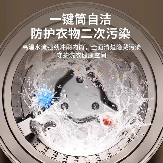 KANGYAN wall-mounted double-bucket compartment separate underwear washing machine mini small fully automatic washing and drying all-in-one sock washing machine lazy washing machine sock washing artifact titanium gray double-bucket space capsule desktop wall-mounted dual-use model washing and drying all-in-one