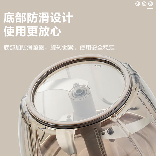 SUPOR garlic puller, garlic masher, manual garlic masher, kitchen vegetable mincer, multi-functional household meat mincing food supplement cooking machine 400ML