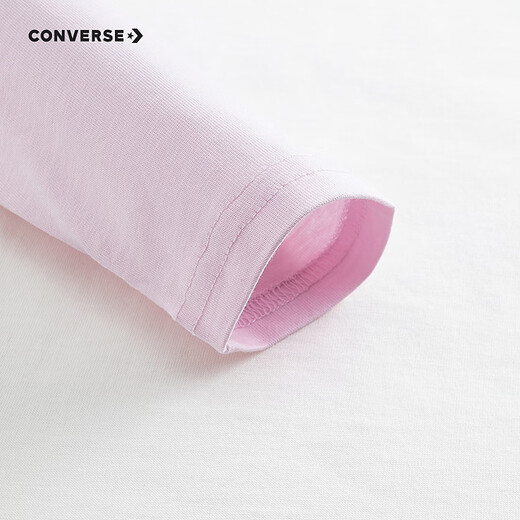 Converse Girls' Raglan Sleeve Long T2026 Spring New Moisture-Absorbent Breathable Children's Soft and Comfortable Top