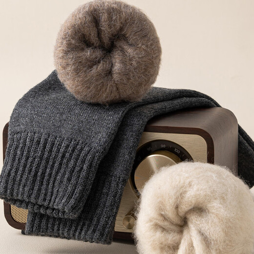 Cashmere Socks Women's Winter Mid-Tube Plus Velvet Thick Warm Terry Socks for the Elderly Winter Super Thick Maillard Wool Winter Cashmere Warm 5 Pairs Dark Gray