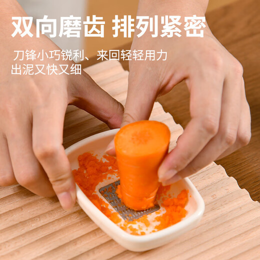 Sungsa ginger and garlic grinder manual garlic grinder press juice garlic paste rub ginger minced baby food supplement fruit puree ginger garlic grinder 1 pack