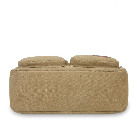 Pickup Cat's new thickened canvas bag crossbody bag wear-resistant portable multi-functional retro one-shoulder crossbody men's bag labor protection tool bag black