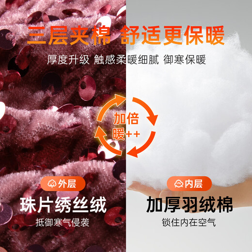 Disney girls' vest dress winter velvet thickened dress children's skirt autumn and winter TD4ES031 pink 150