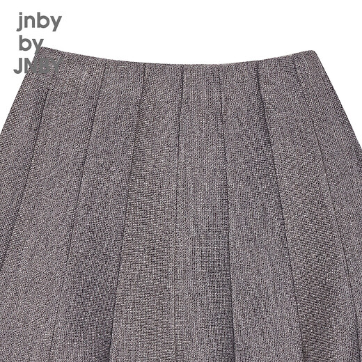 Jnby by JNBY New Jiangnan Buyi Children's Clothing Short Waist Skirt A-Type Fit Casual Daily 26 Spring Girls 1Q2D13530 080/Beige Gray 100 cm