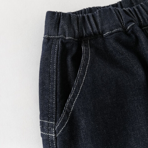 DAVE&BELLA boys' jeans, spring clothing, children's style trousers, medium and large children's casual trousers