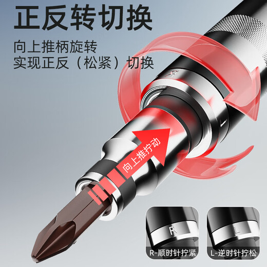 Delixi impact screwdriver industrial-grade screwdriver hit batch extractor screwdriver head hammer vibration disassembly artifact