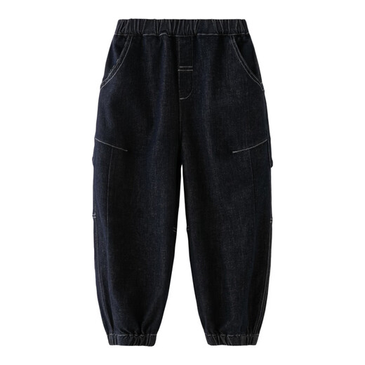 DAVE&BELLA boys' jeans, spring clothing, children's style trousers, medium and large children's casual trousers