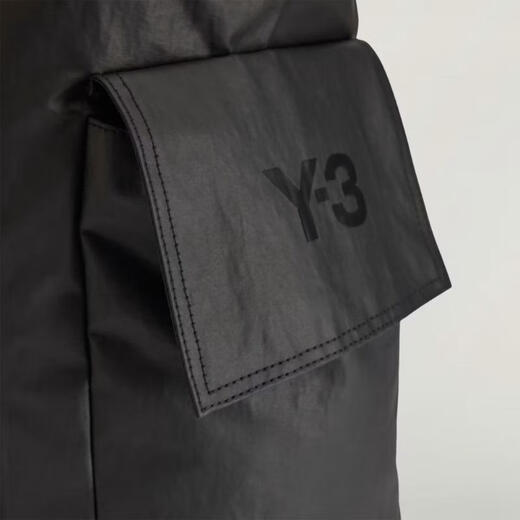 Y-3 Men's Handbag Daily Carrying Storage Organizing Water-Repellent Polyamide Fiber Black Large Capacity Black One Size