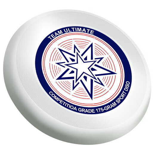 Steel-faced Frisbee outdoor sports 175g competitive spin extreme flying saucer toy adult competition grade fitness dodgeball 175g beginner model dynamic blue (can spin)