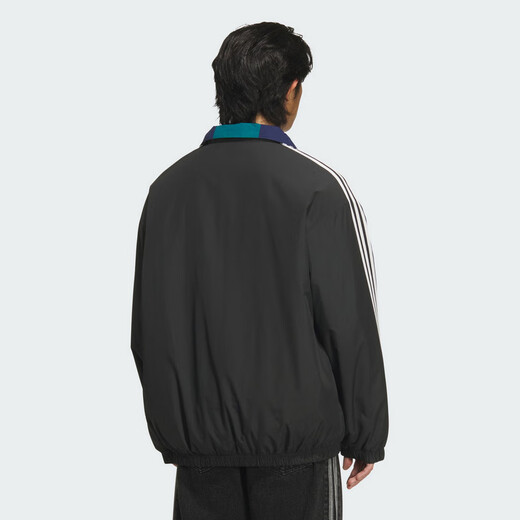 Adidas Clover Series Men's M REV JKT Short Cotton Jacket KS5954 Black S