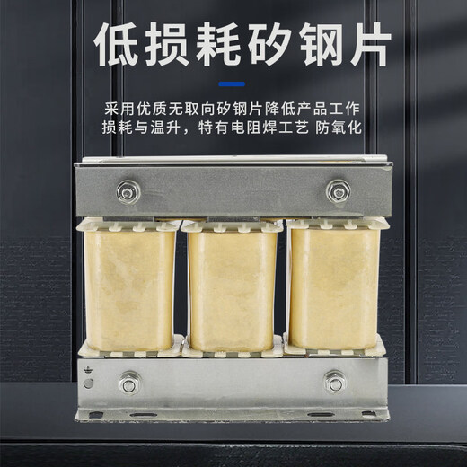 Three-phase ACL input line line reactor OCL output line line reactor frequency converter speed regulator 0.75-630KW 0.75 (1.5) KW-8A ACL input (incoming line_line)_copper