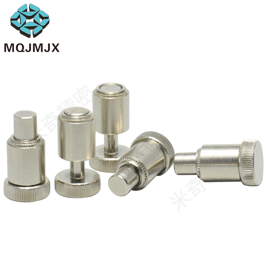 Qiao Bo Lai miniature spring positioning pin PTL telescopic knob plunger lock does not remove the riveting screw MT14TG/MT14 56-61-15 with lock