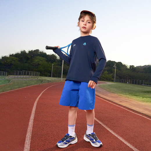 ASK JUNIOR children's long-sleeved T-shirt 2026 spring middle and large children's outdoor sports instant cool bottoming shirt boys' tops