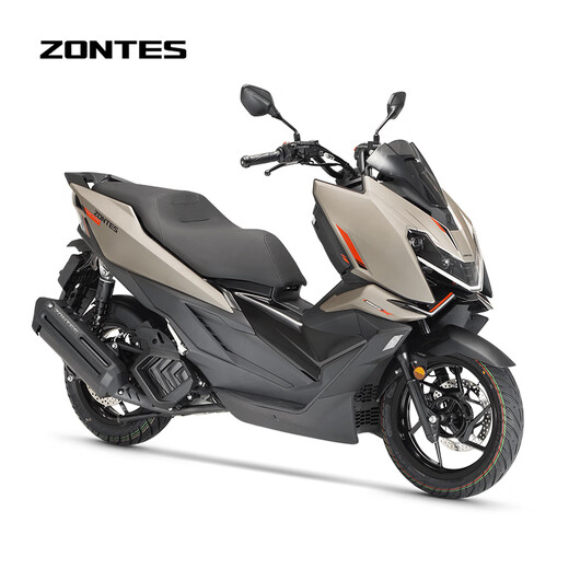 Shengshi ZONTES 2026 new model Shengshi 150X scooter National IV single-cylinder water-cooled 150cc matte brown