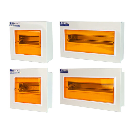 PZ30 circuit distribution box engineering surface-mounted household air switch box concealed strong electric box national standard electric box master control iron bottom iron surface non-standard 6-circuit surface-mounted