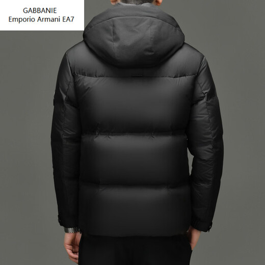 Emporio Armani EA7 Armani 90 белый утиный пух зимний деловой короткий пуховик мужской утолщенный теплый хлебный пуховик с капюшоном модный серый M 170 100-120Jin Jin равен 0,5 кг