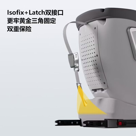 Child Safety Seat Car Portable 360 Degree Rotating Seat NB for Baby Infants Aged 0-12, Fashionable Light Bean Green - Hard Interface - 360 Degree Rotation - Can Sit or Lie Down