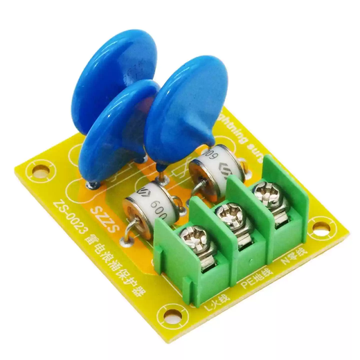 AC power surge lightning protector gas tube discharge varistor overvoltage protection finished board