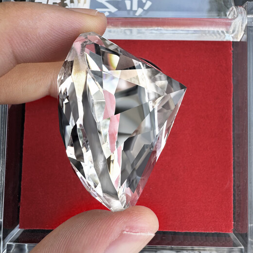 BJYL Collection Heart of Africa Star 1 1 Model Crystal Diamond Delta Action Game Peripheral Gift Box for Men Gift 1 1 Heart of Africa (Gift Box with Black Lining) - Large 48mm