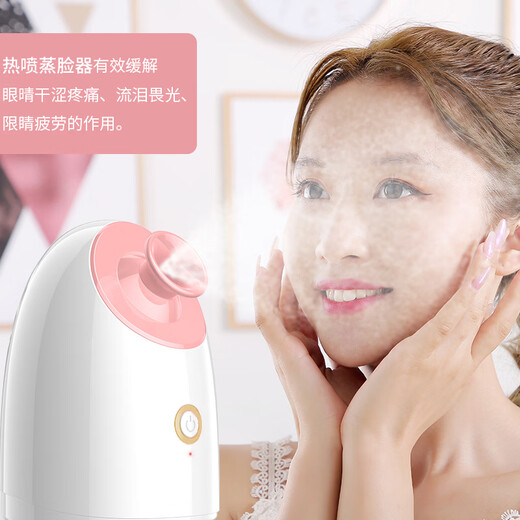 Meebordi Facial Steamer Beauty Instrument Oxygen Injector Nano Spray Hydration Instrument Humidifier Hot Spray Facial Steamer Facial Mask Partner New Year's Day Birthday Gift for Girlfriend and Wife Price Guaranteed