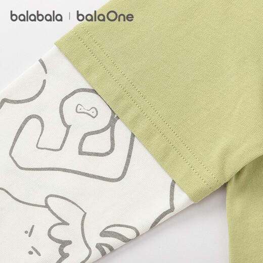 BalaOne children's clothing children's long-sleeved T-shirts for boys and girls 2026 spring pure cotton tops