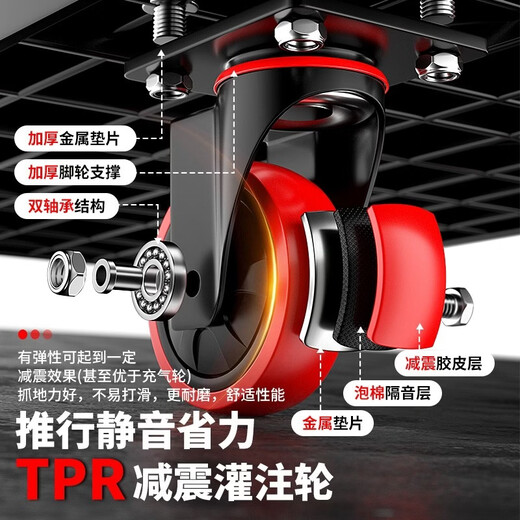 DELIXI ELECTRIC electric trolley, cargo handling trolley, household portable folding flatbed trolley, express delivery trolley, industrial flagship Max version 90*60*85cm 5-inch TPR static