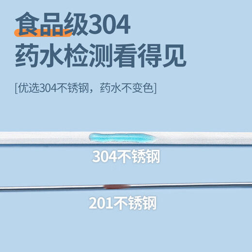 Jimei BBQ skewers 304 stainless steel grilling needle wooden handle flat skewers mutton skewers barbecue iron skewers special tools for barbecue skewers 304 stainless steel material 25 pieces with wooden handle