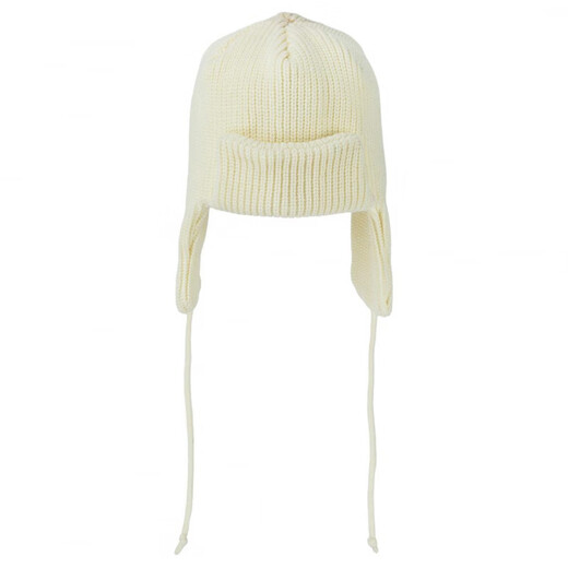 NEW ERA Flag Logo Embroidery Acrylic Hat Unisex Couple Style Ivory Asian Version S FREE(OFM)