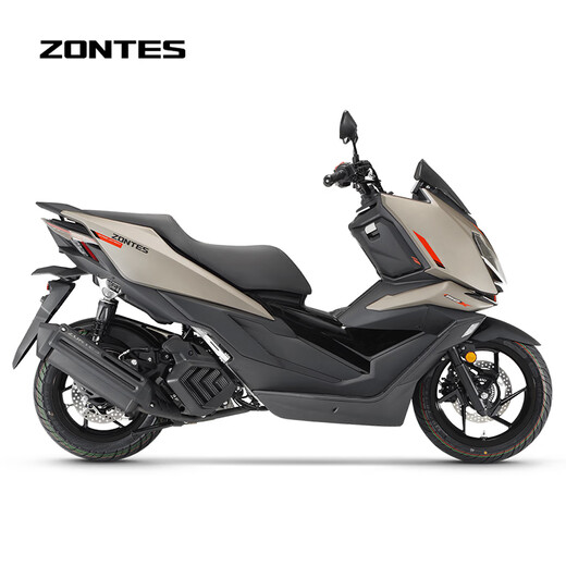 Shengshi ZONTES 2026 new model Shengshi 150X scooter National IV single-cylinder water-cooled 150cc matte brown