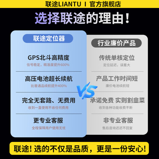 Liantu gps positioning artifact free installation long battery life car positioning anti-theft vehicle tracker