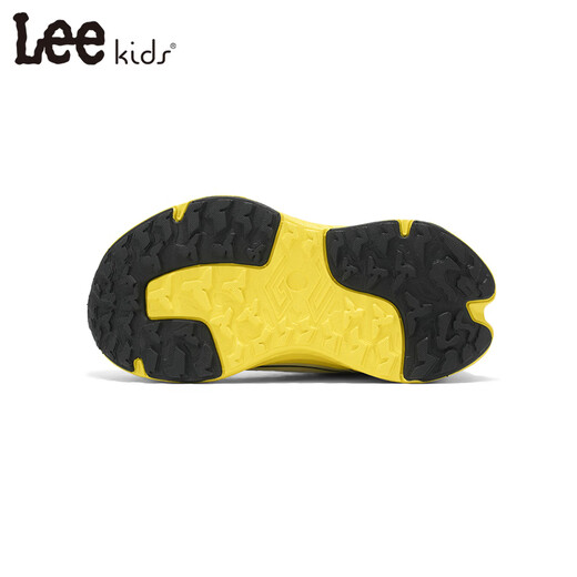 LEE KIDS children's sports shoes, men's and women's running shoes, 26 spring new running shoes, non-slip and wear-resistant casual shoes, white and black 26, inner length 17.3cm, suitable for feet 16.3-16.8cm long