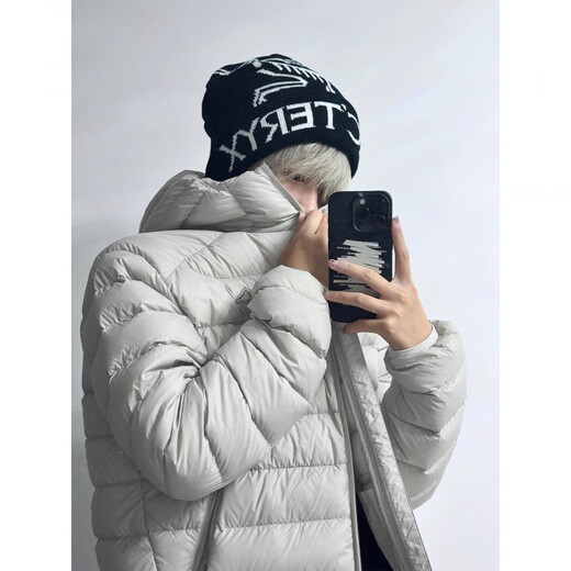 Dylan Harper Beige Light Thin Rib Down Cotton Jacket Men's Winter Coldproof Jacket Cleanfit Short Cotton Jacket Beige Gray Upgrade S 80-100Jin Jin is equal to 0.5 kg