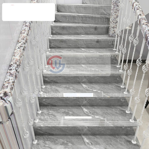 Yang Shengfu 1,2 mètres Briques de bande de roulement d'escalier plaqué or, carreaux de glissement en marbre, glaçure en fil d'or de la villa, carreaux de pas de maison auto-construits TJ12808K-Keluojin 1200 * 470 Glaze d'arc d'autres