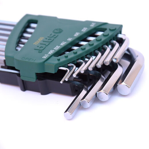 SATA 7-piece extended ball head hexagonal wrench, hexagonal screwdriver, hexagonal wrench set 09113
