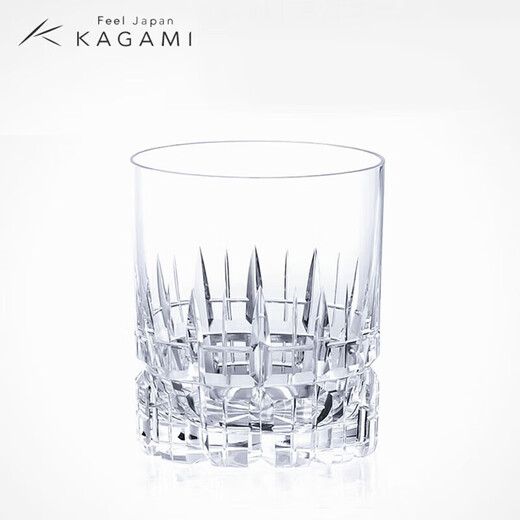 KAGAMI Edo Kiriko Double Eleven niche gift T429-642 sharp crystal glass 370ml
