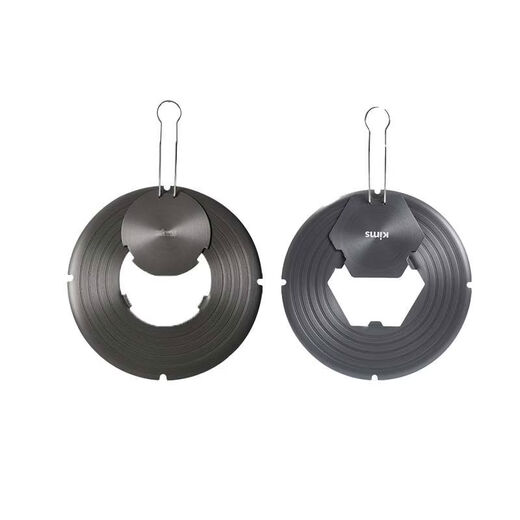 Momscook removable heat transfer plate gas stove gas stove anti-burn black pot heat transfer plate pot bottom heat insulation square heat transfer plate 26cm