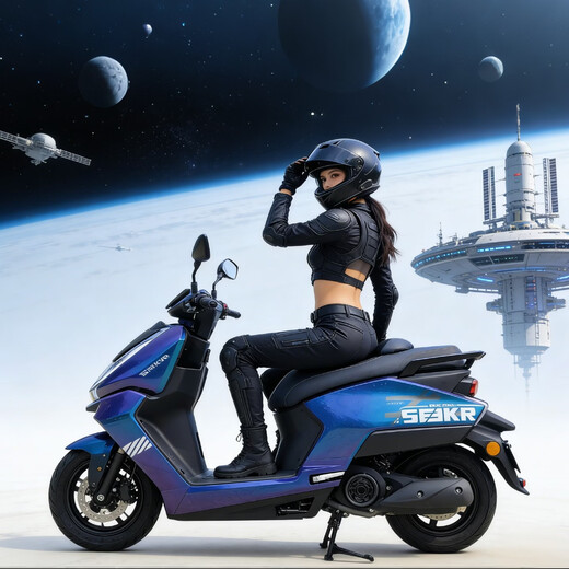 Breaking Machine Core 150 new product debut, fuel scooter with flat pedal, long battery life and new brand Chameleon